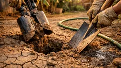 Cara menggali tanah keras tanpa capek: 6 langkah simpel yang lebih aman